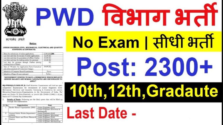 UP PWD Vacancy